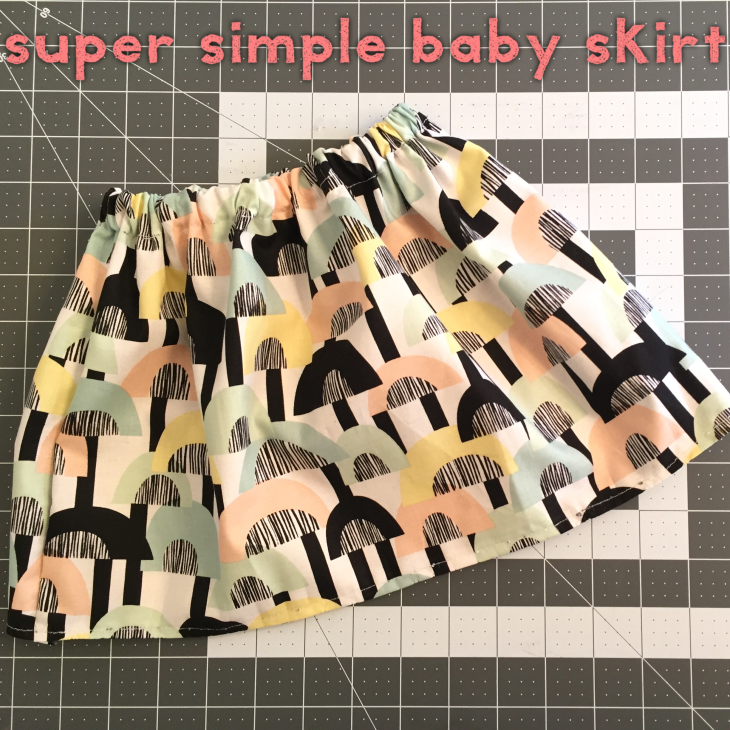 baby skirt sewing tutorial